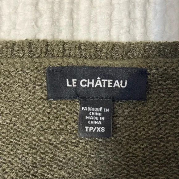 Le Chateau Olive Green knit Sweater - Picture 5 of 5